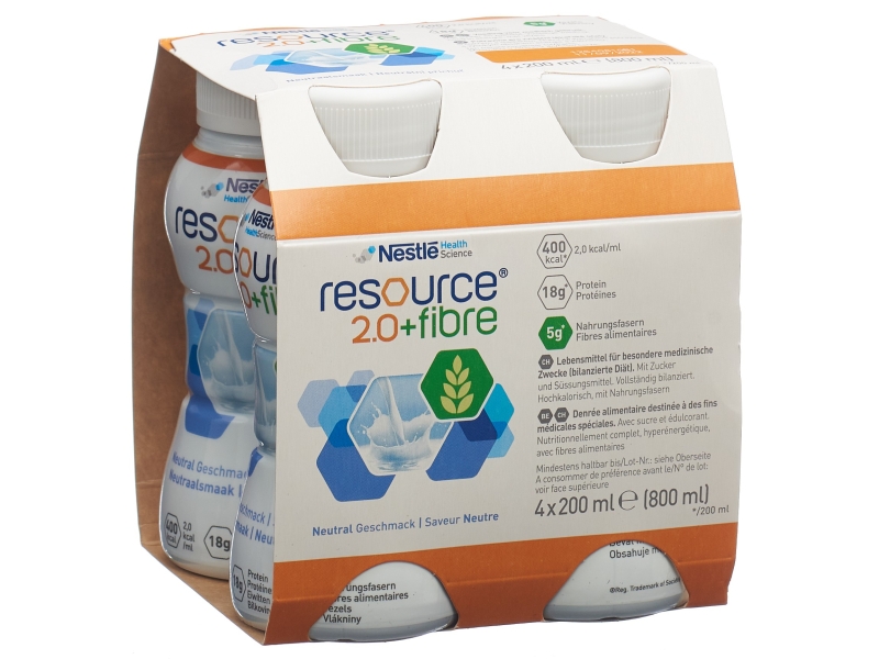 RESOURCE 2.0 fibre drink neutre 4 x 200 ml