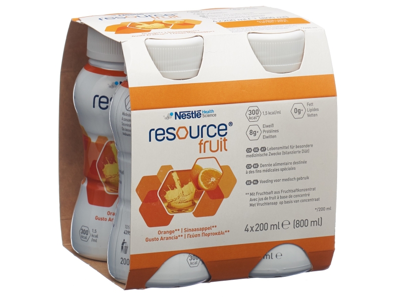 RESOURCE Fruit Orange 4 Fl 200 ml