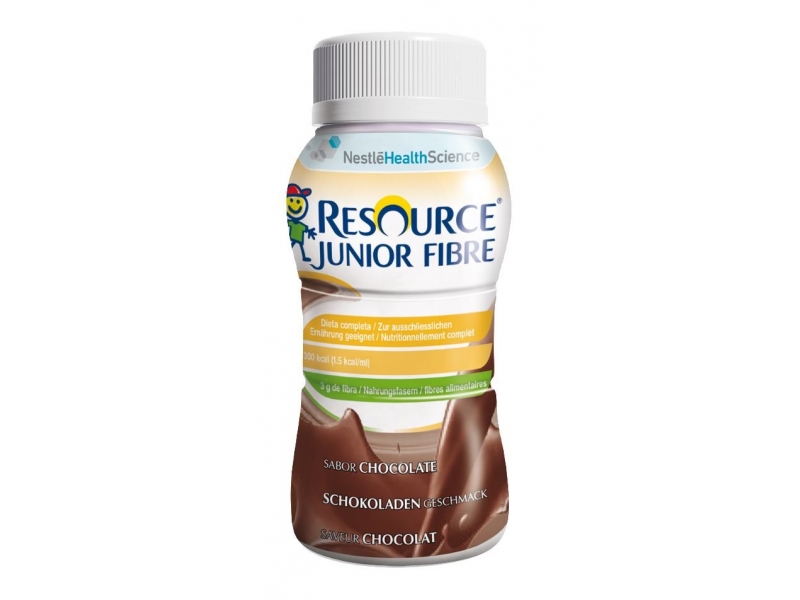 RESOURCE Junior Fibre Schokolade 4 Fl 200 ml