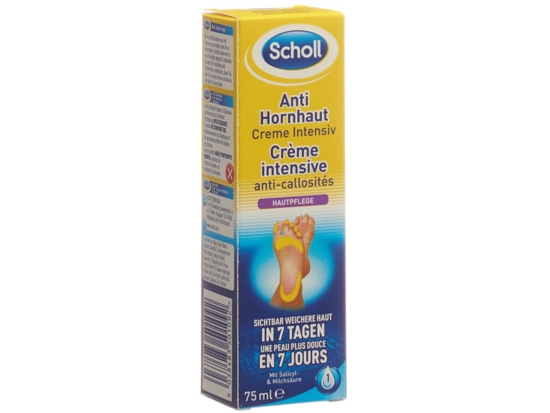 SCHOLL crème intensive anti-callosités tube 75 ml