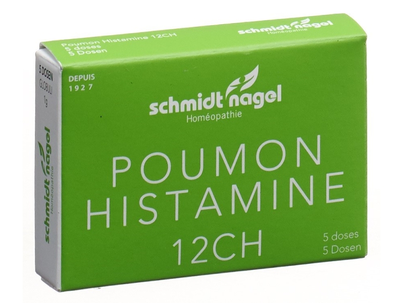 SCHMIDT-NAGEL poumon histamine globules 12 CH boîte B5D 1 g