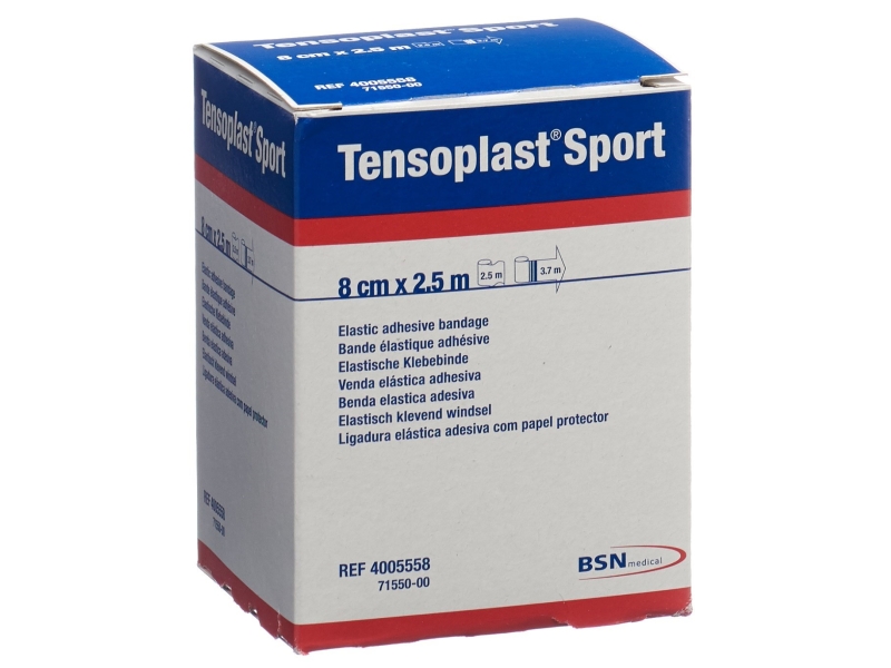 TENSOPLAST Sport Tape élastique 8cmx2.5m