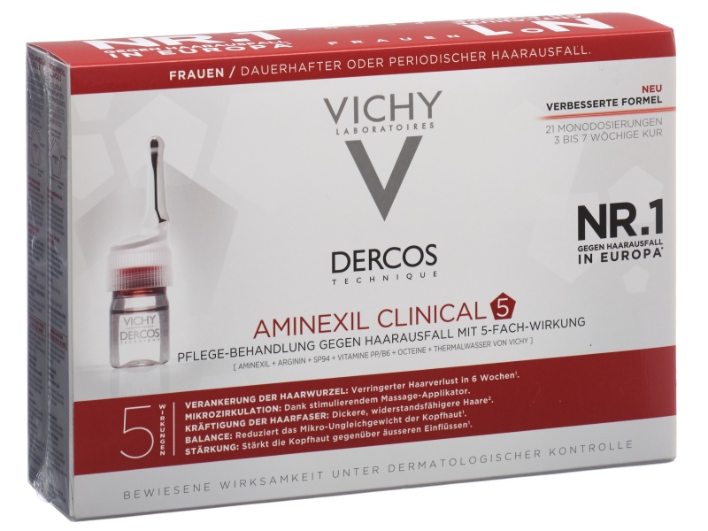 VICHY Dercos Aminexil Clinical 5 Femmes 21 x 6 ml