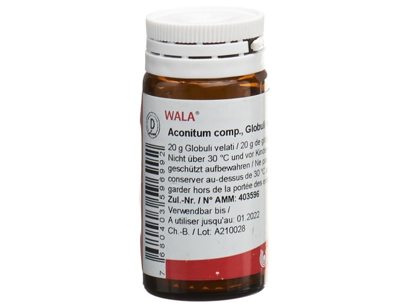 WALA aconitum comp. globules 20 g
