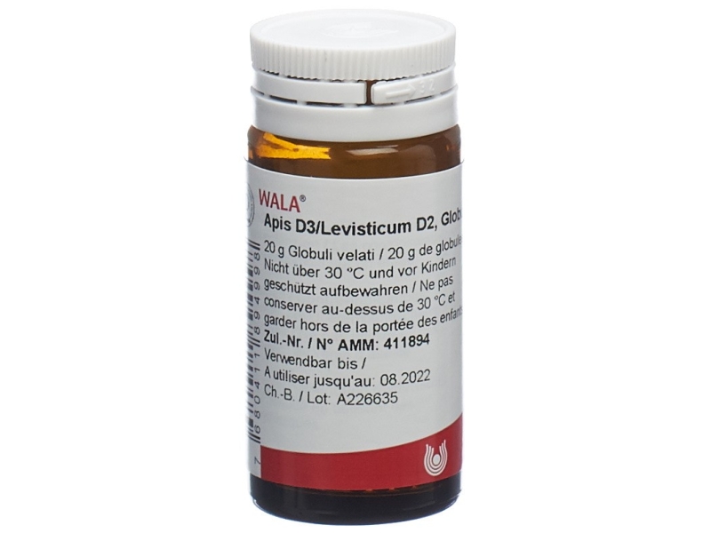 WALA Apis D3/Levisticum D2 Glob Fl 20 g