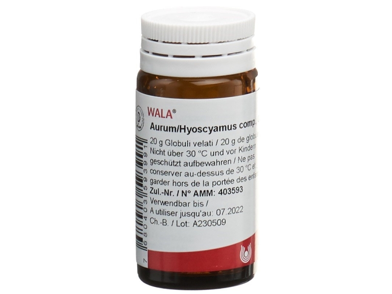 WALA aurum/hyoscyamus comp. globules 20 g