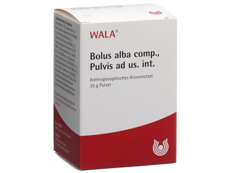 WALA bolus alba comp. poudre ad. us. Int. 35 g