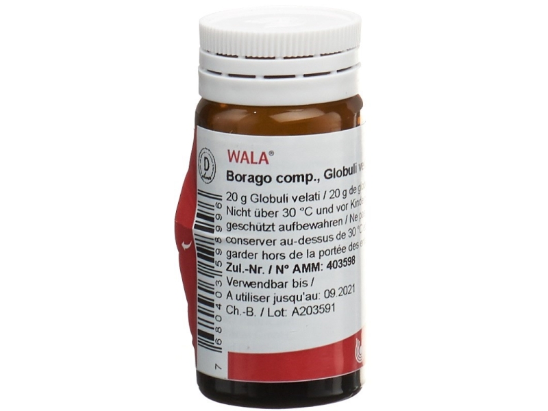 WALA borago comp. globules 20 g