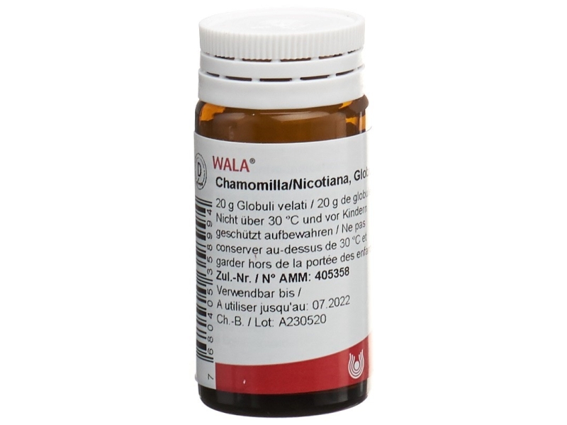 WALA chamomilla/nicotiana globules 20 g