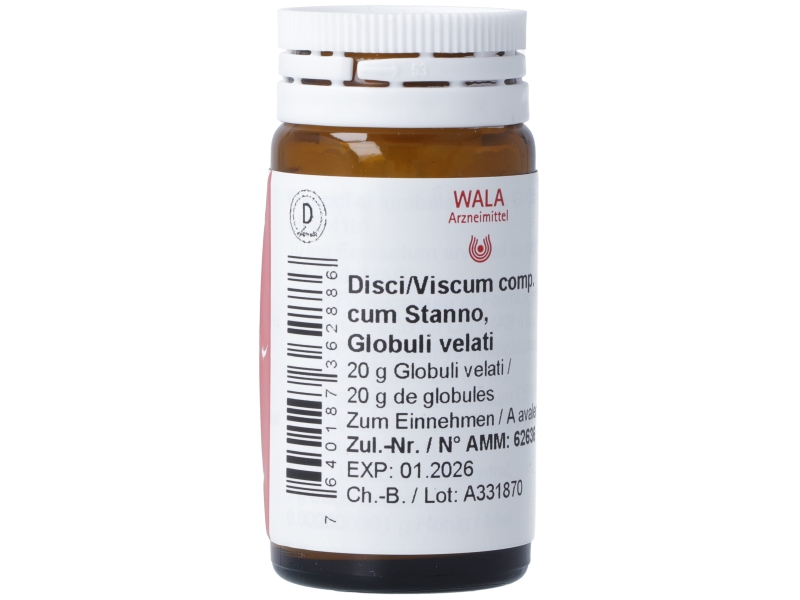 WALA disci/viscum comp. cum stanno globules 20 g
