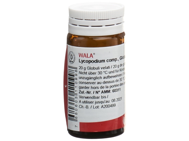 WALA lycopodium comp. globules flacon 20 g