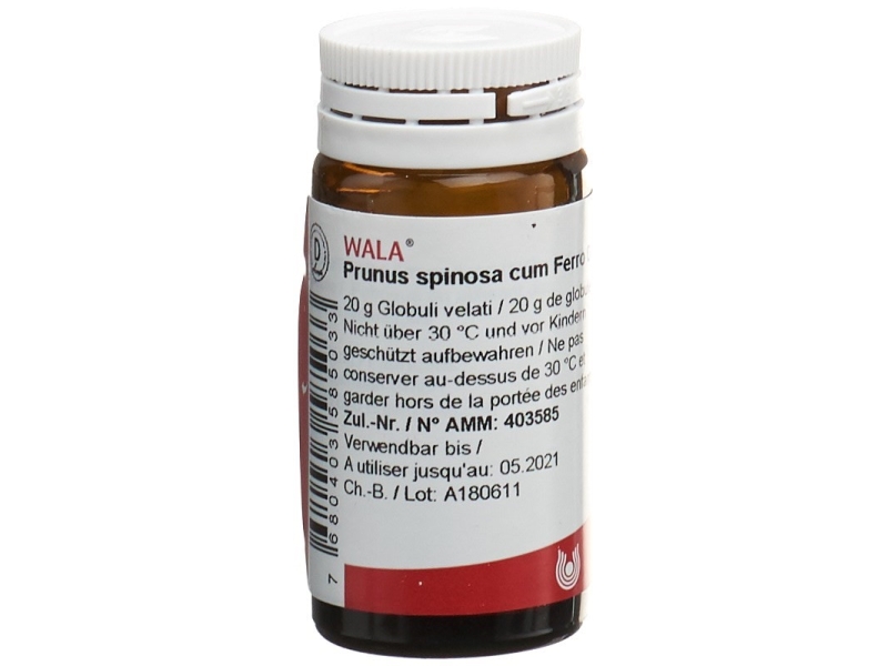 WALA prunus spinosa ferm c ferro globules 3 D 20 g