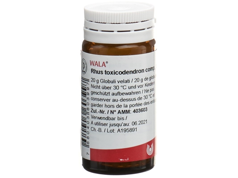 WALA rhus toxicodendron comp. globules 20 g