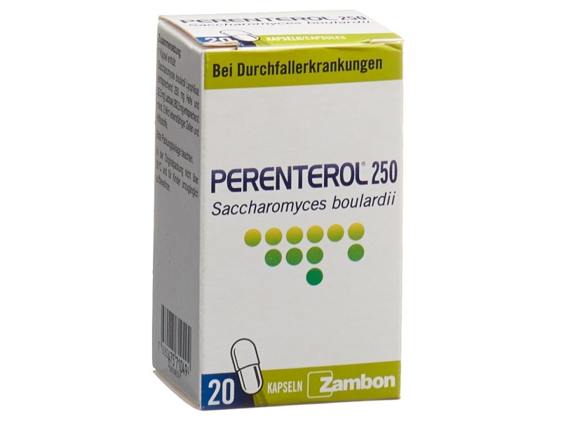 PERENTEROL capsules 250 mg 20 pièces