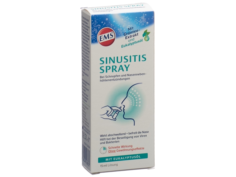 EMS Sinusitis Spray mit Eukalyptusöl 15 ml