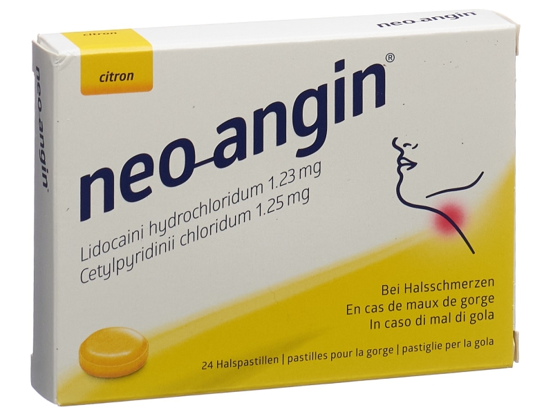 NEO-ANGIN pastilles pour la gorge 24 pièces