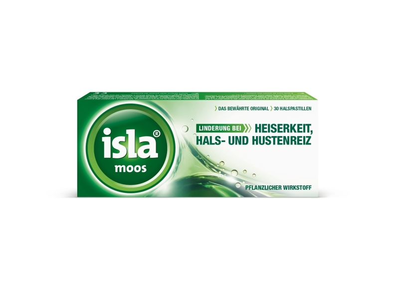 ISLA MOOS Pastilles 30 Pièces