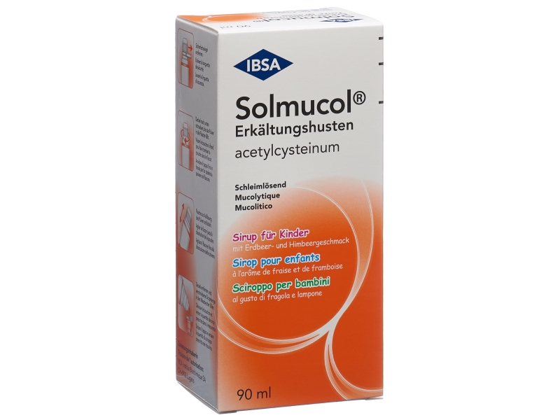 SOLMUCOL toux grasse sirop 100 mg/5ml 90 ml