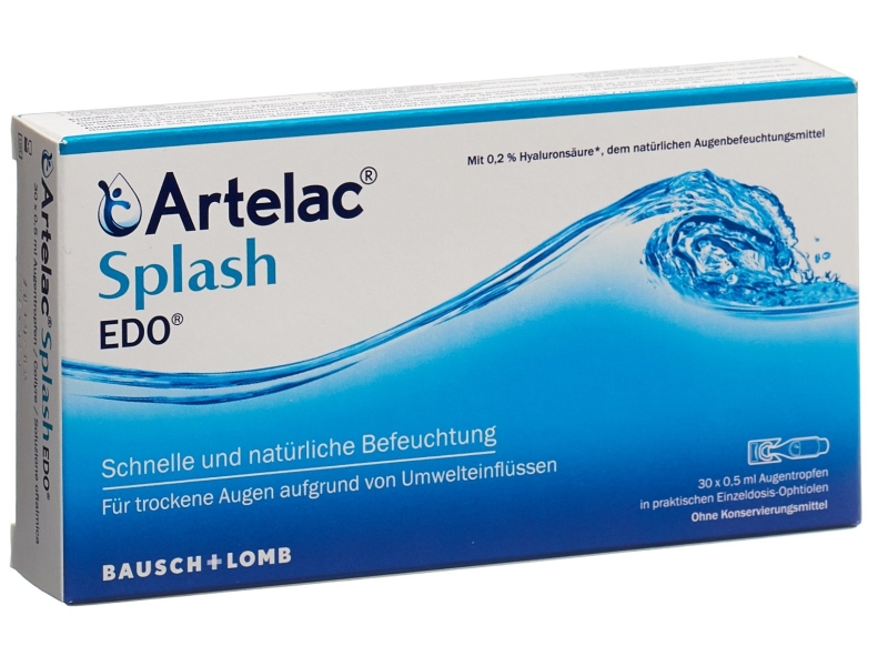 ARTELAC Splash EDO gouttes ophtalmiques 30 monodoses 0.5 ml