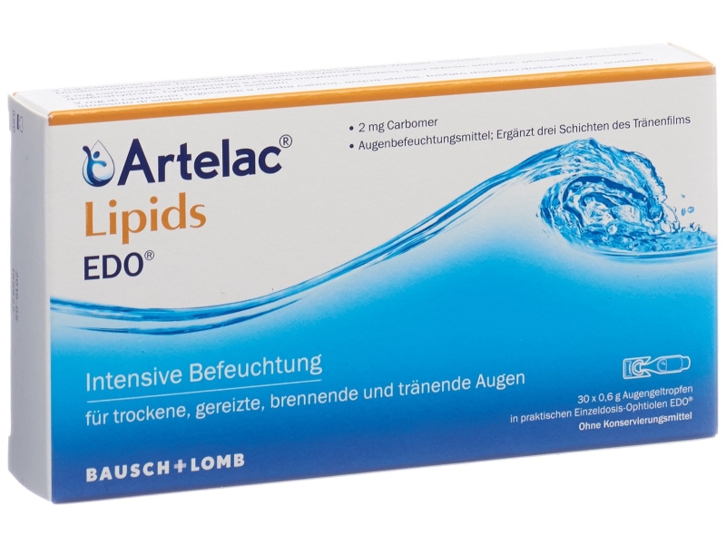 ARTELAC Lipids EDO gouttes ophtalmiques 30 x 0.6 g