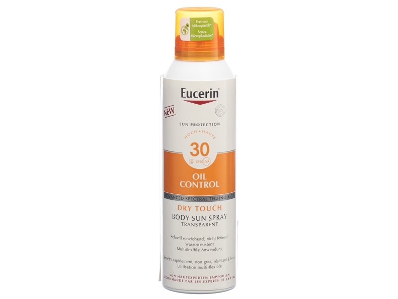 EUCERIN Sun transparent spray Dry Touch SPF30 flacon 200 ml