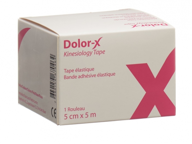 DOLOR-X Kinesiology Tape 5cm x 5m rose