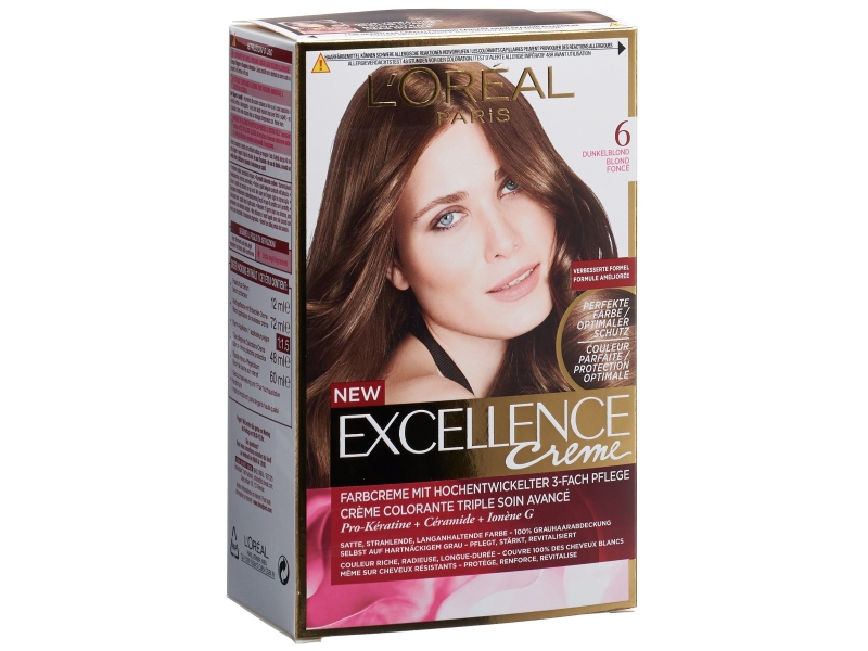 EXCELLENCE Creme Triple Prot 6 dunkelblond
