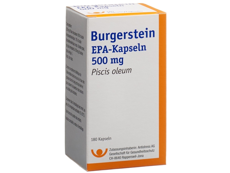 BURGERSTEIN Epa capsules 500mg 180 pièces