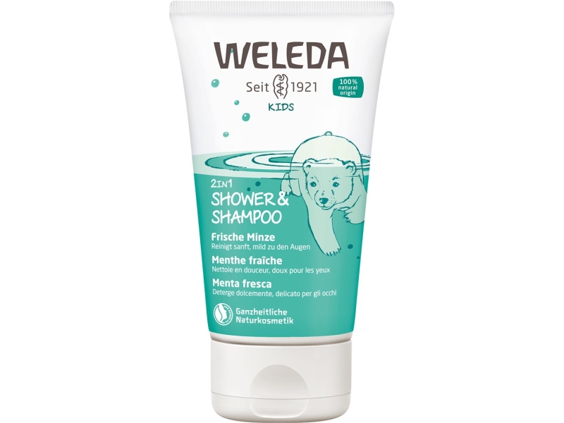 WELEDA KIDS 2in1 Shower&Shampoo Fris Minze 150 ml