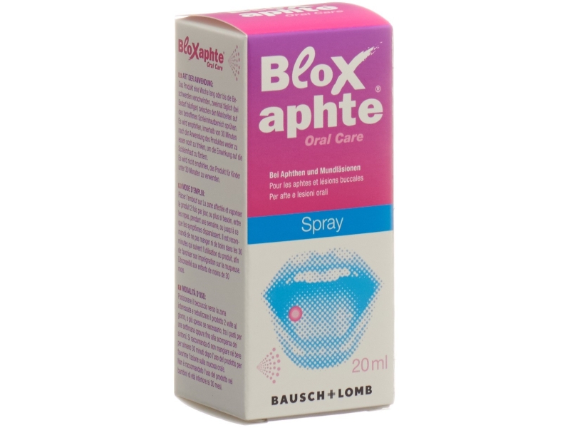 BLOXAPHTE Oral Care Spray Fl 20 ml