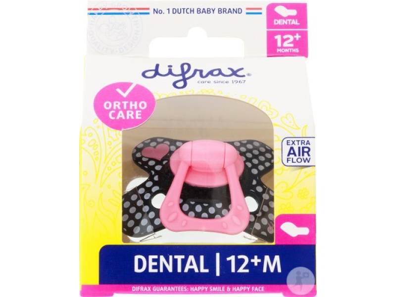 DIFRAX sucette Dental 12+m silicone