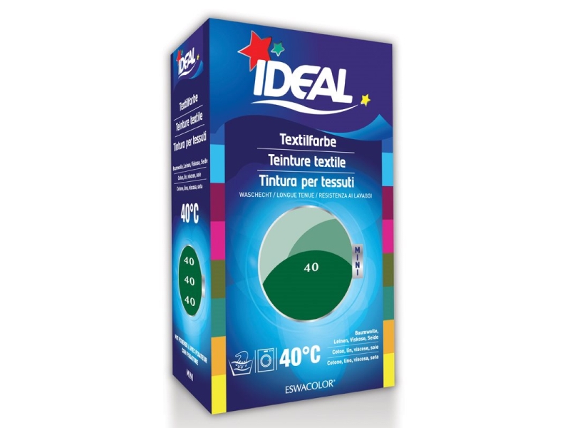 IDEAL MINI coton color No40 vert moyen