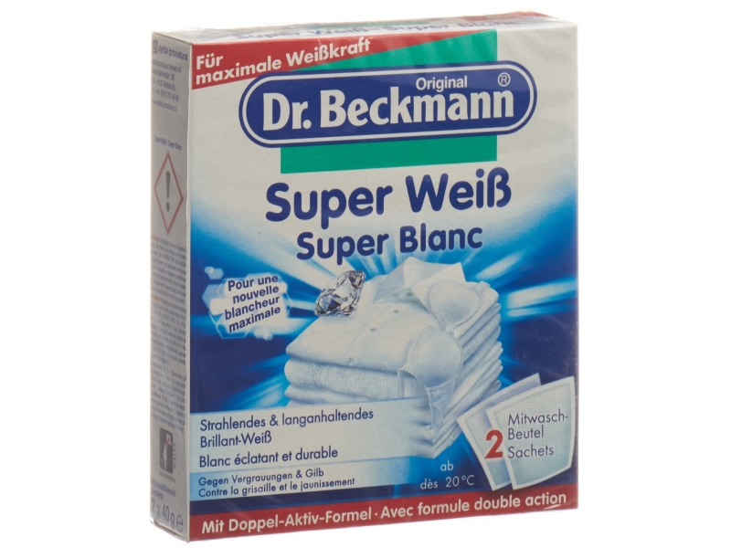 DR.BECKMANN super blanc 2 x 40 g