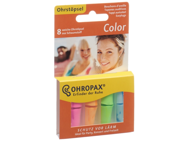 OHROPAX Color sourdines 8 pièces