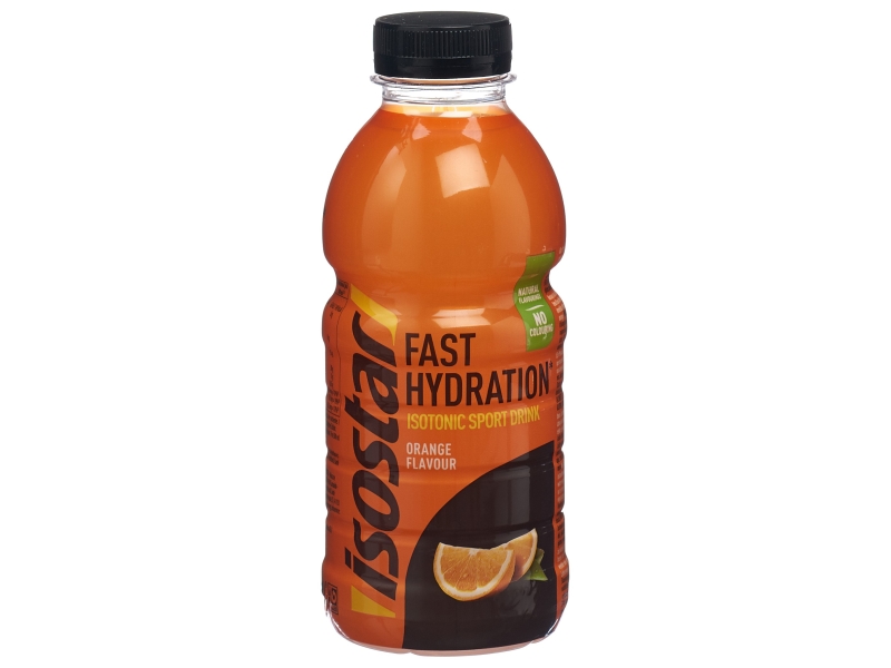 ISOSTAR hydratation et performance liquide orange Pet 500 ml