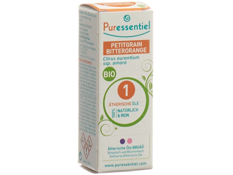PURESSENTIEL Petit grain bigarade huile essentielle BIO 10 ml
