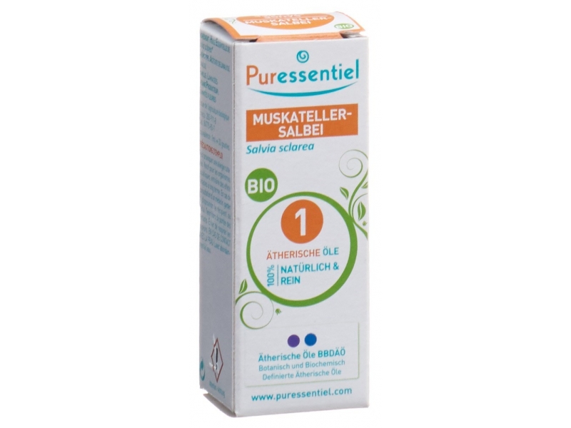 PURESSENTIEL Sauge sclarée huile essentielle BIO 5 ml