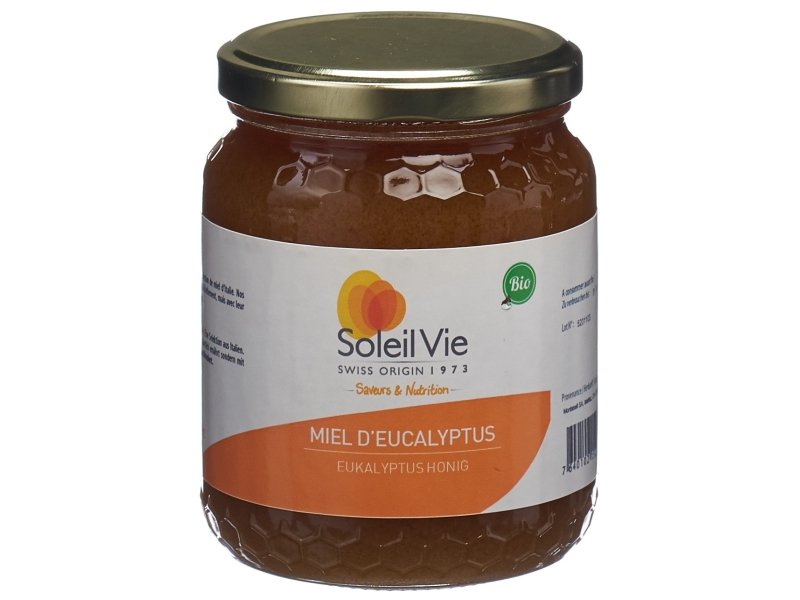 SOLEIL VIE miel d'eucalyptus bio 500 g