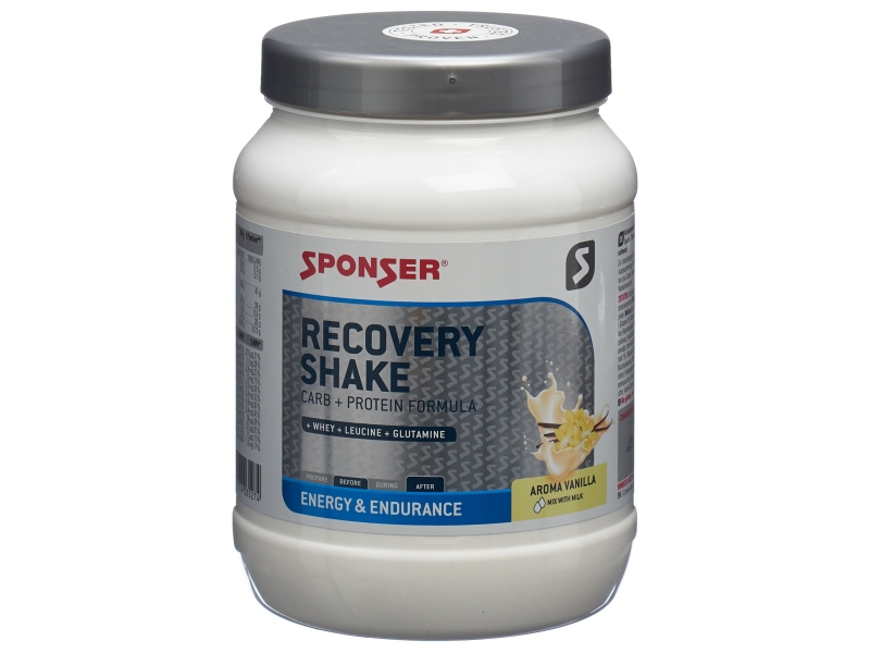 SPONSER recovery shake poudre vanille boîte 900 g