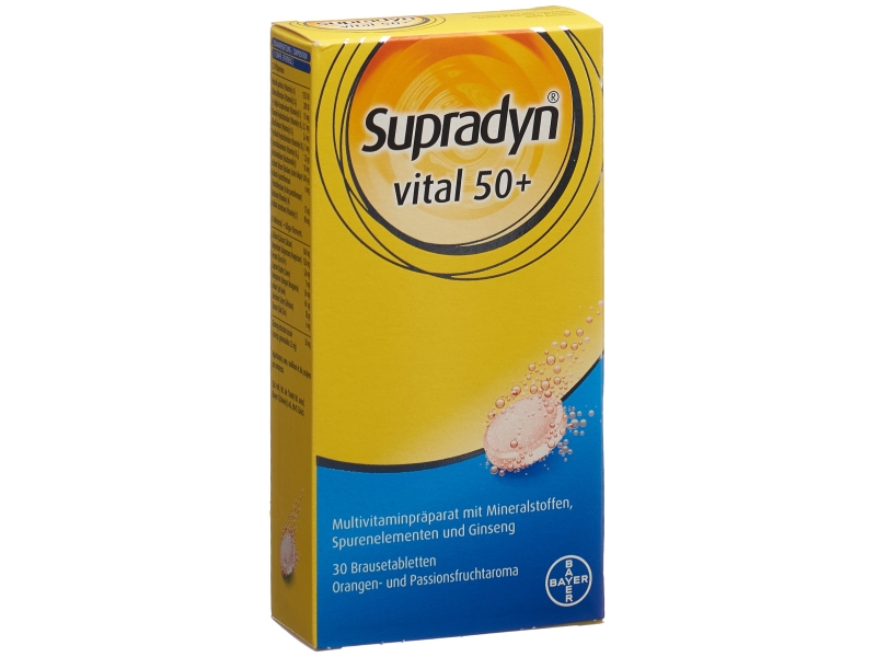 SUPRADYN Vital 50+ compresse effervescente  30 pièces