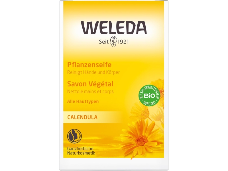 WELEDA Savon Végétal au Calendula 100 g