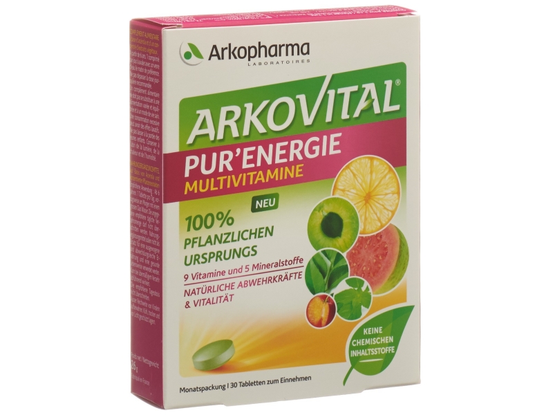 ARKOVITAL Pur'Energie Comprimés vitamines + minéraux 30 pièces