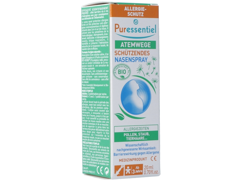 PURESSENTIEL Spray nasal prévention rhinite allergique 20 ml