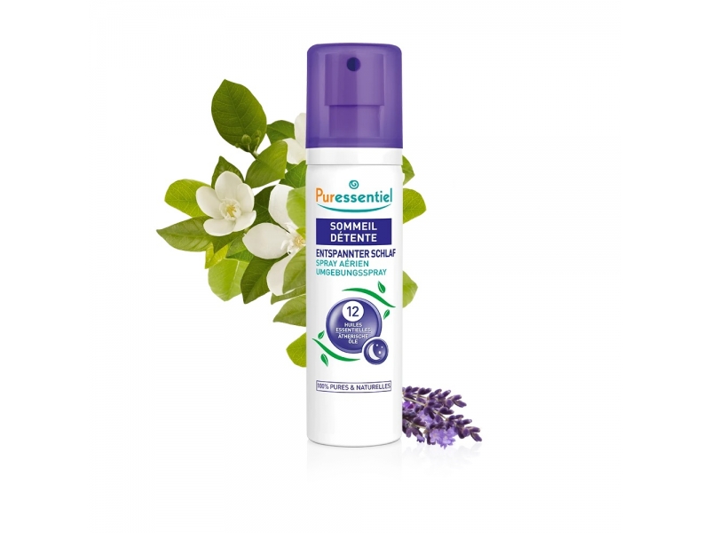 PURESSENTIEL Spray aérien sommeil détente aux 12 huiles essentielles 200 ml