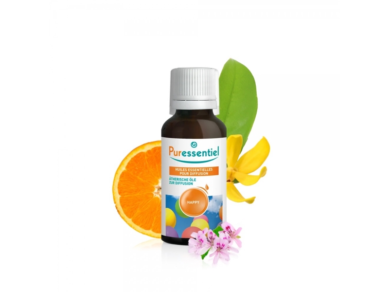 PURESSENTIEL Diffuse Happy, huiles essentielles pour diffusion 30 ml