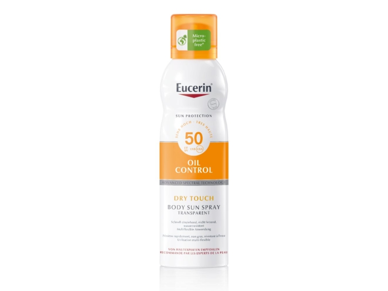 EUCERIN Sun Dry Touch Transparent LSF50 Spr 200 ml