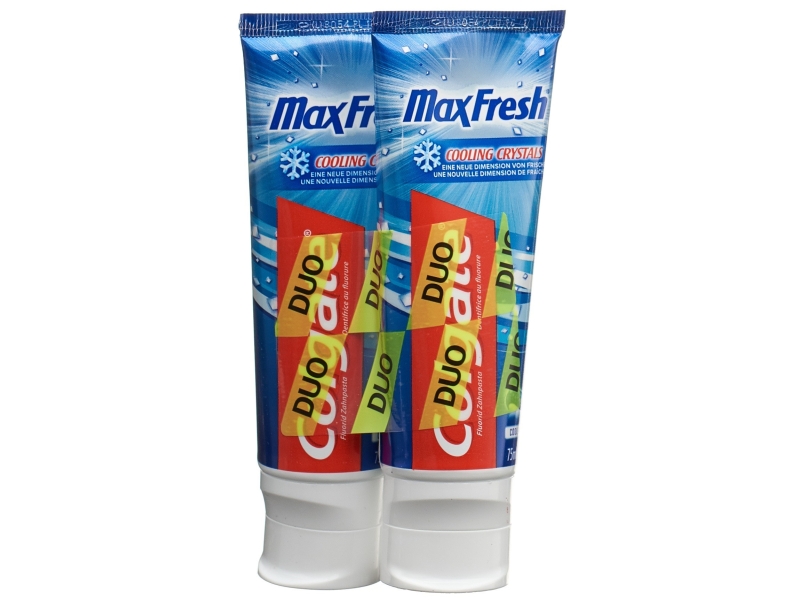 COLGATE Max Fresh dentifrice cool mint 2 x 75 ml