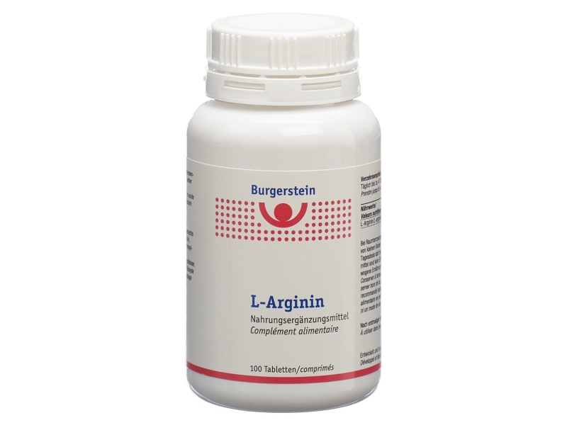 BURGERSTEIN L-Arginin comprimés 100 pièces