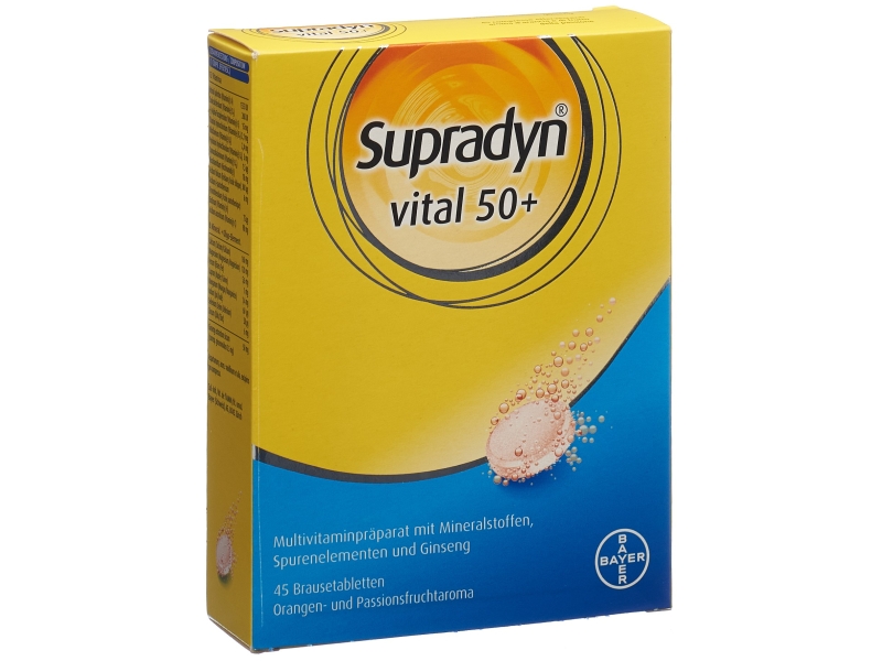 SUPRADYN Vital 50+ compresse effervescente  45 pièces