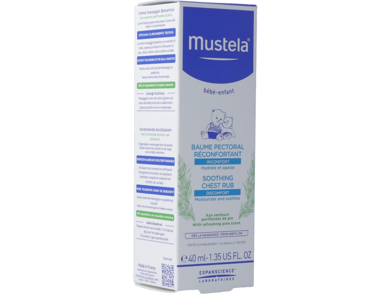 MUSTELA BB Baume pectoral réconfortant 40 ml